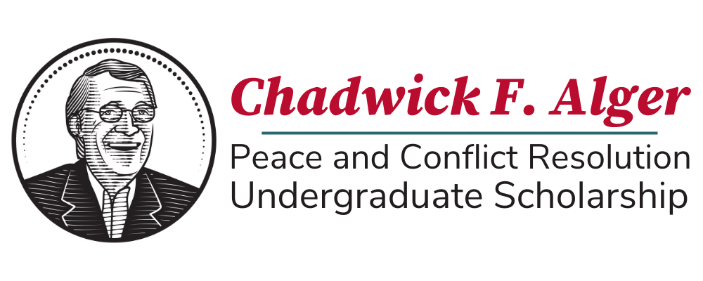 Chadwick Alger Peace and Conflict Resolution Undergraduate Scholarship logo