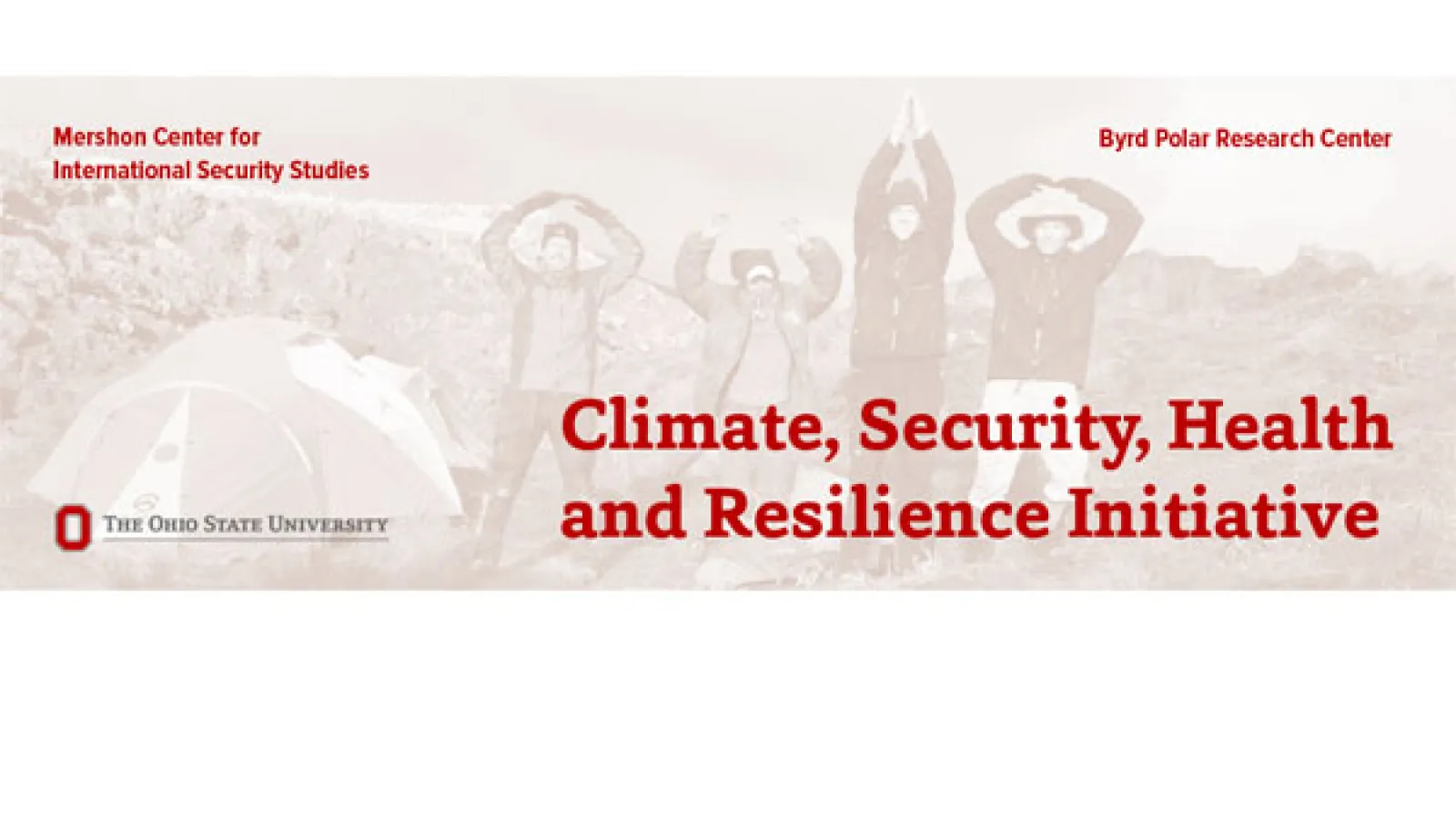 Climate, Security, Health and Resilience graphic
