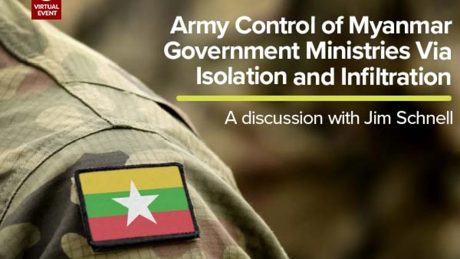 army uniform with myanmar flag