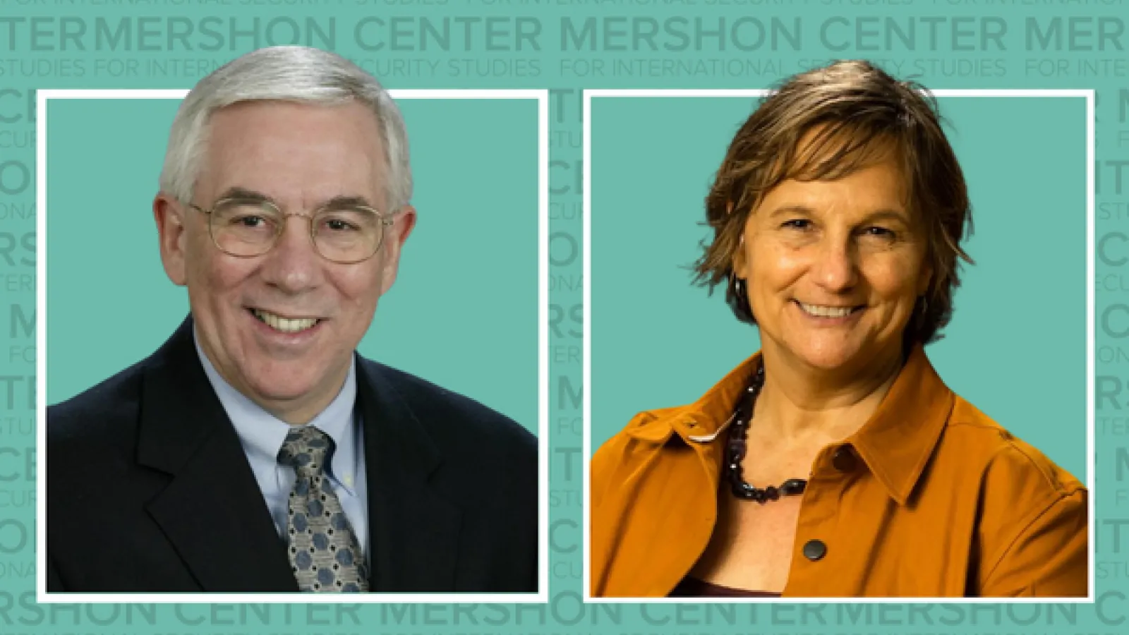 Paul Beck on left and Laura Dugan on right side by side headshots