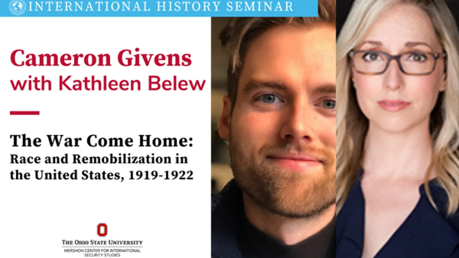 Cameron Givens and Kathleen Belew discuss racial violence at home post WWI