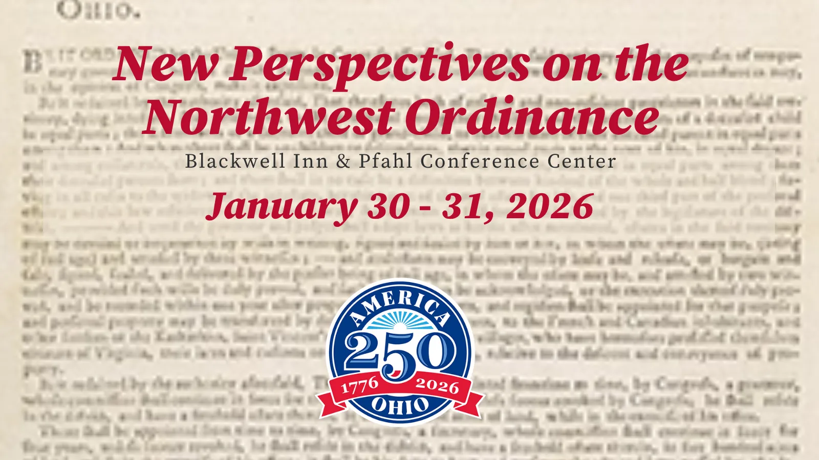 New Perspectives on the NW Ordinance