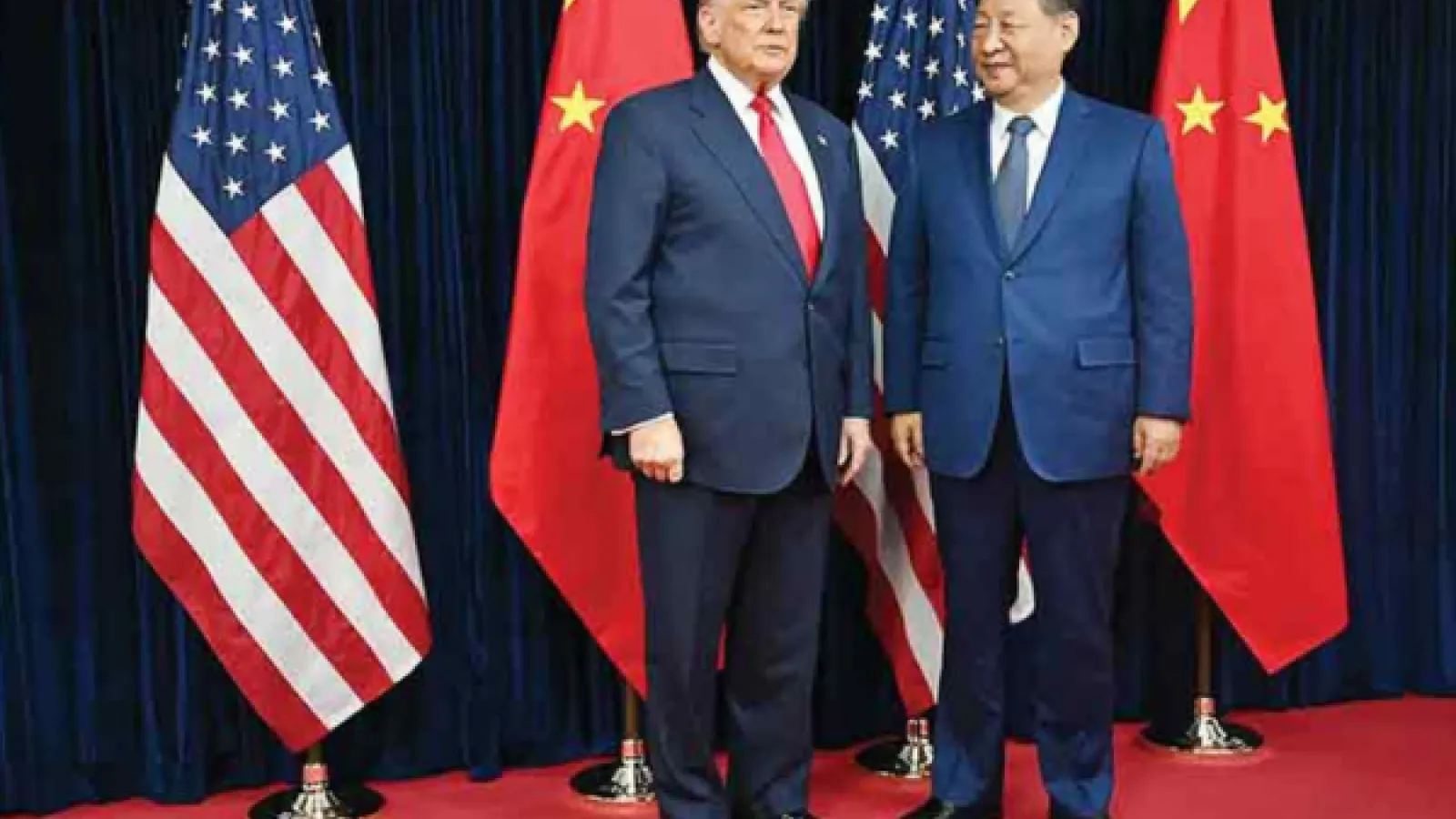 US President Trump and Chinese President Xi Jinping