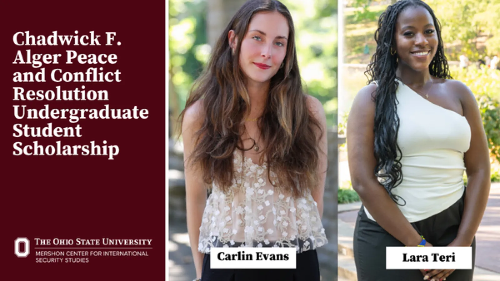 Two college age women