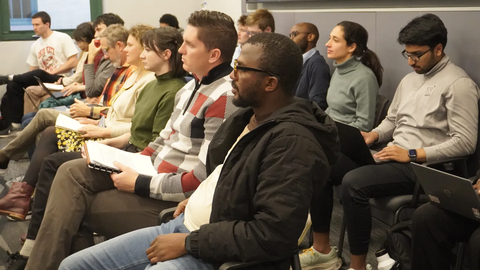 People listening to a lecture