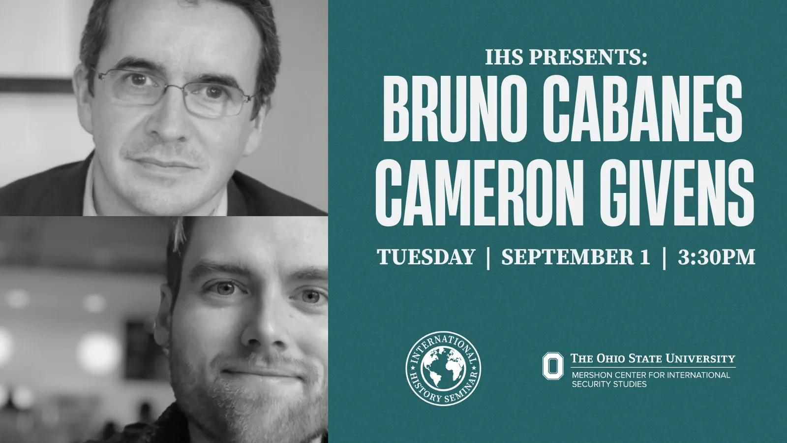 Bruno Cabanes and Cam Givens