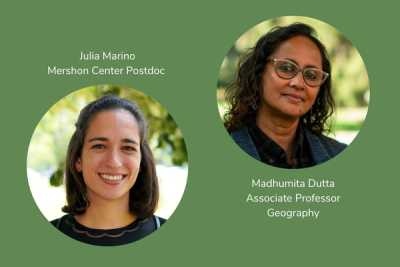 Julia Marino and Madhu Dutta