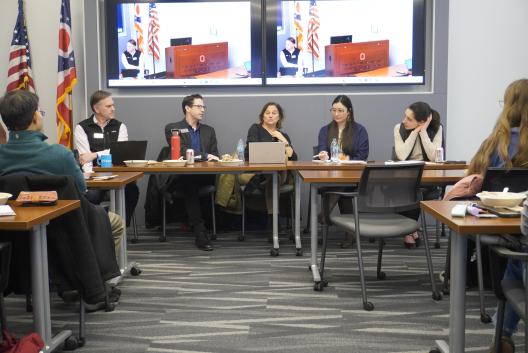 People at a conference table