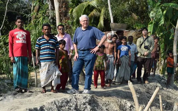 Craig Jenkins research team in Bangladesh