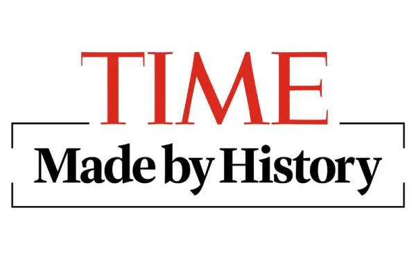 Logo of Time magazine Made by History 