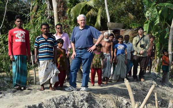 Craig Jenkins research team in Bangladesh