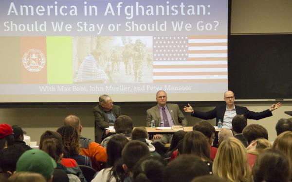 John Mueller, Peter Mansoor and Max Boot on "America in Afghanistan: Should We Stay or Should We Go?"