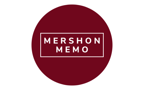 Mershon Memo text within red circle