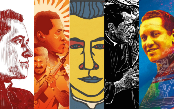 Artwork depicting Father Torres