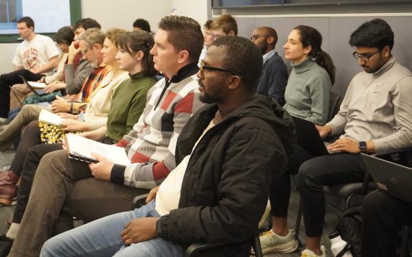 People listening to a lecture