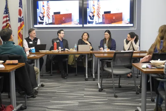 People at a conference table