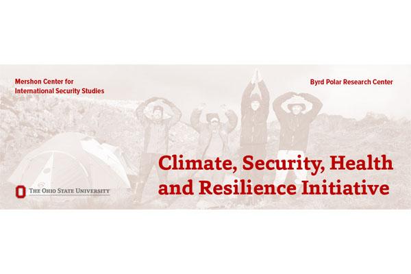 Climate, Security, Health and Resilience graphic