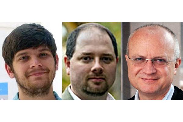 Robert Bond, Erik Nisbet and Ali Carkoglu