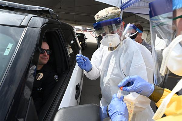 North Dakota National Guard coronavirus testing