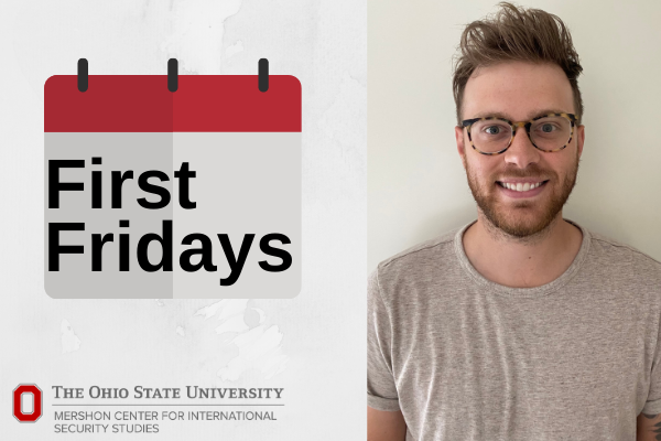 First Friday graphic with Trey Billing head shot 