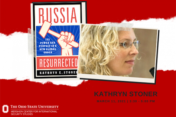 poster for Kathryn Stoner talk