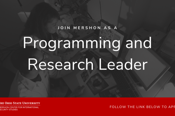 Programming and Research Leader Call 