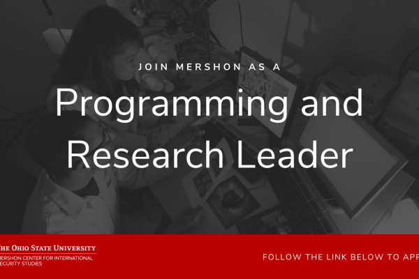 Programming and Research Leader Call