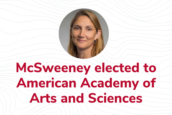 McSweeney Elected to American Academy of Arts and Sciences