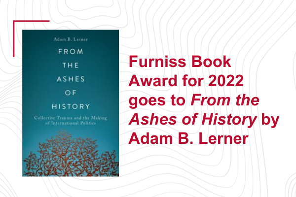 Book cover of From the Ashes of History by Adam Lerner