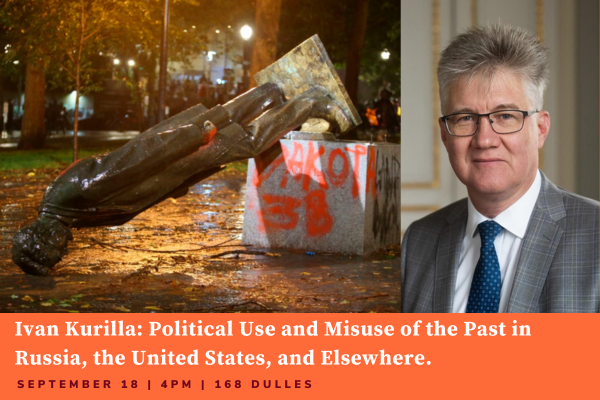 Ivan Kurilla, Statute overturned with graffiti, Political Use and Misuse of the Past in Russia, the United States, and Elsewhere.